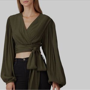 Fame & Partners Green Top SZ 4